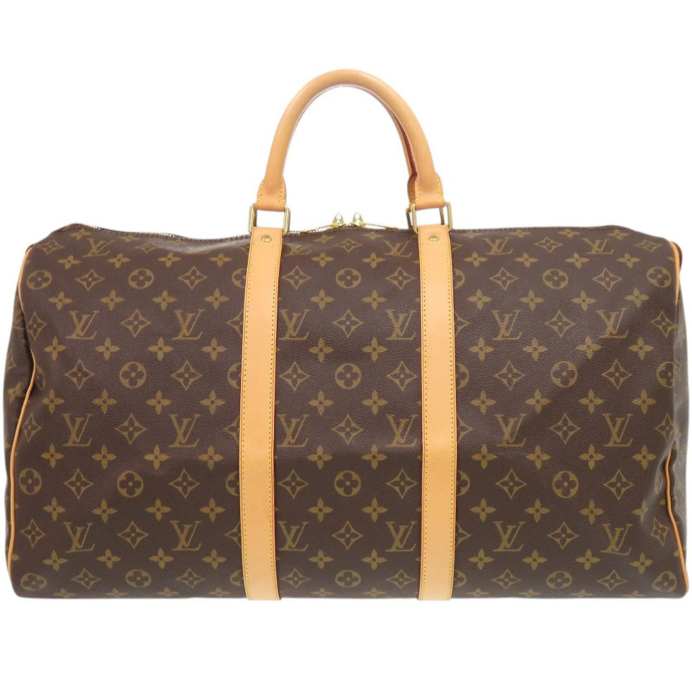 LOUIS VUITTON Brown Monogram Keepall 50 Boston Bag - Picture 1 of 10